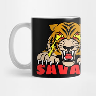 I'm a Savage - Tiger Laser eyes Mug